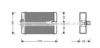 AVA QUALITY COOLING MS6250 Heat Exchanger, interior heating